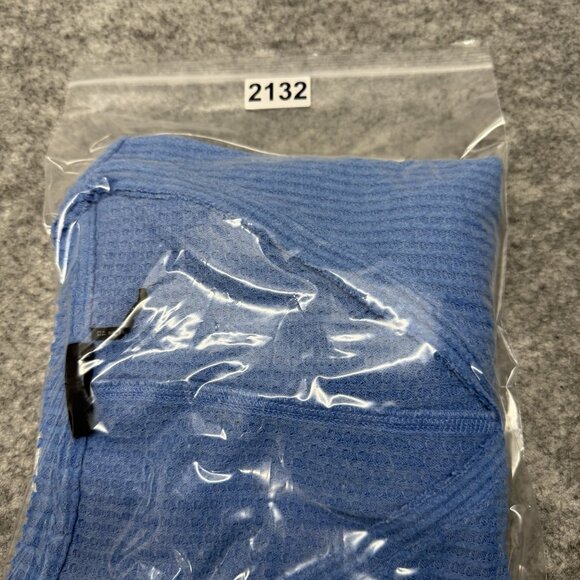 Urban Outfitters Out From‎ Under Jojo Waffle Knit Top Womens XS Blue Button Boxy - Picture 9 of 9